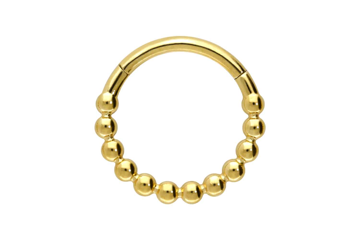 Chirurgenstahl Segmentring Clicker Piercing KUGELN